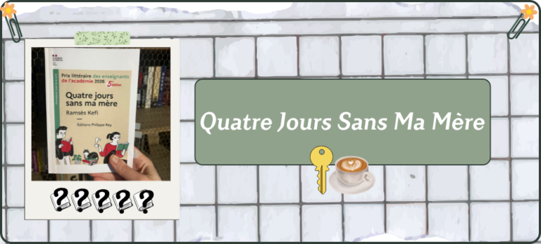 Lire la suite à propos de l’article Quatre Jours Sans Ma Mère